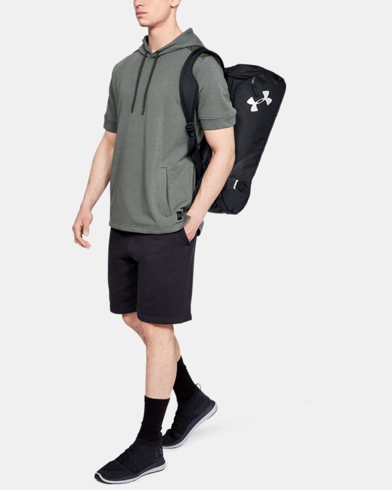 Men's UA Contain Duo 2.0 Backpack Duffle, Black, pdpMainDesktop image number 3
